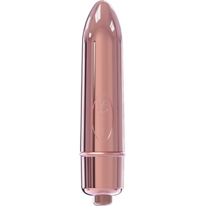  Розовая гладкая вибропуля So Divine Halo Bullet Vibrator 8 см 