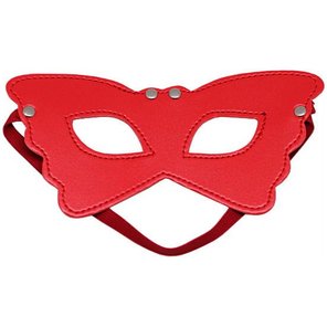  Красная маска Butterfly на резиночке 