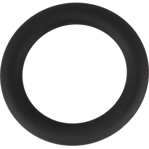  Черное эрекционное кольцо на пенис и мошонку 