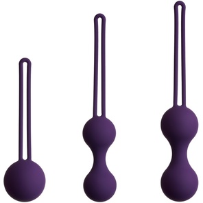  Набор из 3 фиолетовых вагинальных шариков Kegel Training Set 
