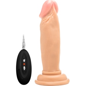  Телесный вибратор-реалистик Vibrating Realistic Cock 6 15 см 