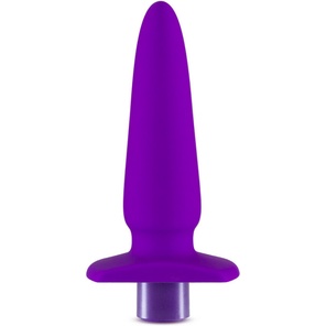  Фиолетовый анальный вибромассажер B5 13,97 см 