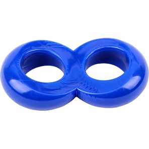  Синее эрекционное кольцо-восьмерка Duo Cock 8 Ball Ring 