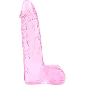  Розовый гелевый фаллоимитатор Ding Dong 6 15,2 см 