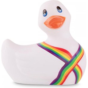  Белый вибратор-уточка I Rub My Duckie 2.0 Pride 