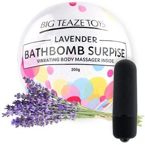  Бомбочка для ванны Bath Bomb Surprise Lavander вибропуля 