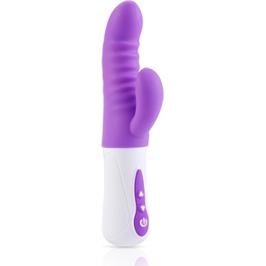  Фиолетовый вибростимулятор Purple Punch 24 см 