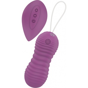  Фиолетовые вагинальные виброшарики Era с пультом ДУ 