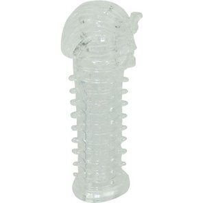  Рельефная насадка на пенис Фараон 14 см 