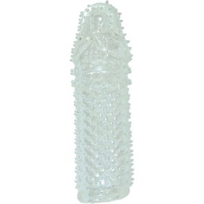  Прозрачная удлиняющая насадка с точками 14 см 