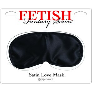  Черная сатиновая маска Satin Love Mask 