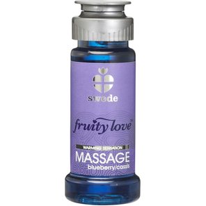  Лосьон для массажа Swede Fruity Love Massage Blueberry/Cassis с ароматом чёрной смородины и черники 50 мл 