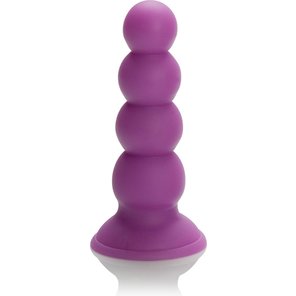  Фиолетовая анальная елочка Futurotic Plush Advanced 13 см 