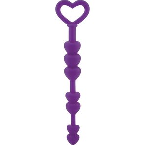  Анальная цепочка фиолетового цвета Lia Love Beads 