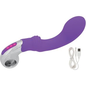  Фиолетовый вибратор Embrace G-wand 21 см 