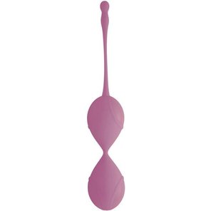  Силиконовые вагинальные шарики Vibe Therapy Fascinate розового цвета 