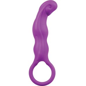  Фиолетовый водонепроницаемый вибратор Impulso для массажа точки G 17,5 см 