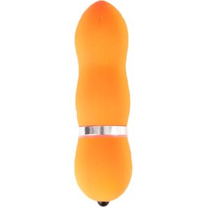  Оранжевый водонепроницаемый мини-вибратор 10 см 