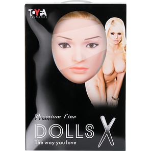  Надувная секс-кукла LILIANA с реалистичной головой и поднятыми ножками 