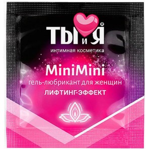  Женский сужающий гель-лубрикант MiniMini в одноразовой упаковке 4 гр 