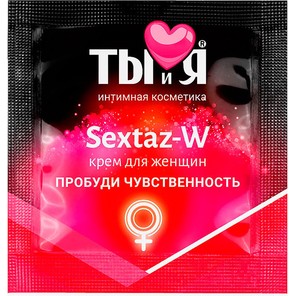  Возбуждающий крем для женщин Sextaz-W в одноразовой упаковке 1,5 гр 