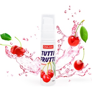  Гель-смазка Tutti-frutti с вишнёвым вкусом 30 гр 