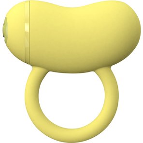  Желтое виброкольцо на пенис ENZO COUPLES RING 