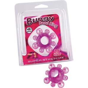  Розовое гелевое эрекционое кольцо Bungy 