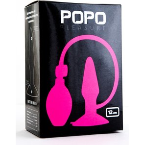  Розовая надувная втулка POPO Pleasure 12 см 