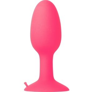  Розовая пробка POPO Pleasure со встроенным вовнутрь стальным шариком 10,5 см 