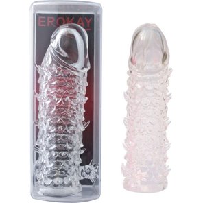  Прозрачная насадка на пенис Scale 