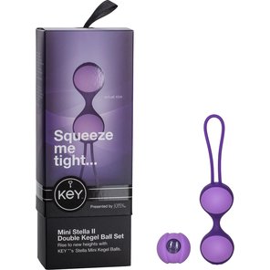  Фиолетовые вагинальные шарики MINI STELLA II KEGEL BALLS 