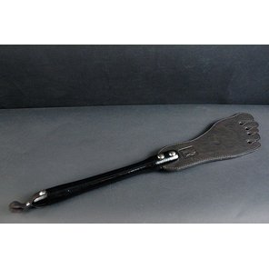  Чёрная шлёпалка Горячая ступня 45 см 