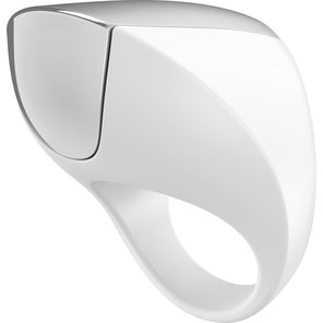  Белое перезаряжаемое эрекционное кольцо 