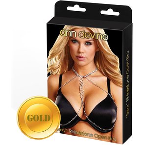  Золотистое украшение для груди SEXY 
