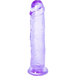  Фиолетовый фаллоимитатор Distortion 18 см 