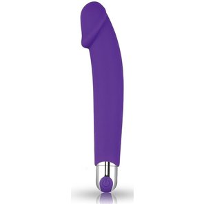  Фиолетовый вибратор Rechargeable IJOY Silicone Dildo 16,5 см 