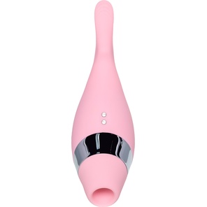  Розовый многофункциональный стимулятор Dahlia 14 см 