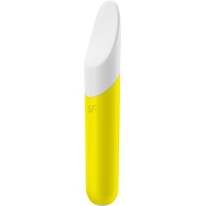  Желтый мини-вибратор Ultra Power Bullet 7 