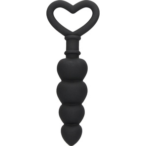  Черная анальная елочка Anal Love Beads 15,3 см 
