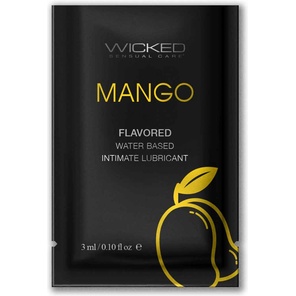  Лубрикант на водной основе с ароматом манго Wicked Aqua Mango 3 мл 