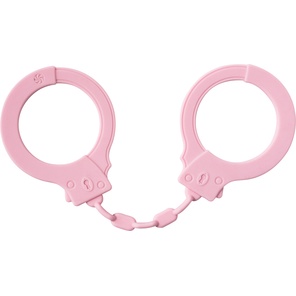  Розовые силиконовые наручники Suppression 