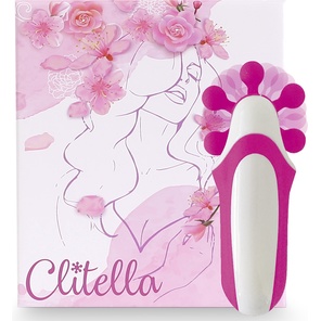  Розовый оросимулятор Clitella со сменными насадками для вращения 