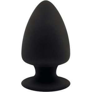  Черная анальная втулка Premium Silicone Plug XS 8 см 