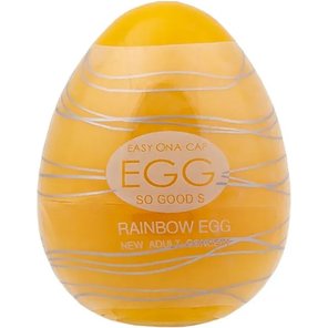  Мастурбатор-яйцо OYO Rainbow Yellow 