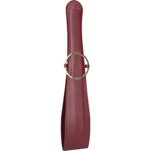  Бордовая шлепалка Belt Flogger 54 см 
