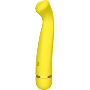  Желтый перезаряжаемый вибратор Raffi 17,1 см 