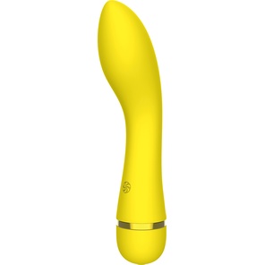  Желтый перезаряжаемый вибратор Whaley 16,8 см 