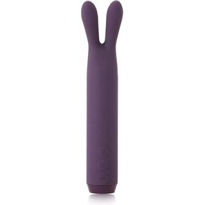  Фиолетовый вибратор с ушками Rabbit Bullet Vibrator 8,9 см 