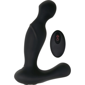  Черный вибростимулятор простаты Adam s Rotating P-spot Massager 14,2 см 
